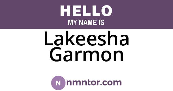 Lakeesha Garmon