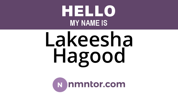 Lakeesha Hagood