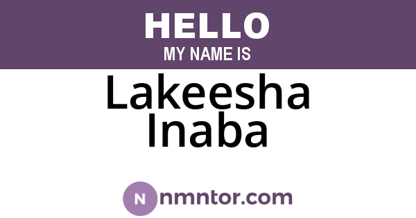 Lakeesha Inaba