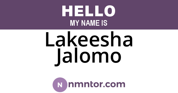 Lakeesha Jalomo