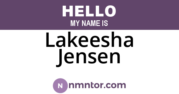 Lakeesha Jensen