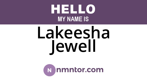 Lakeesha Jewell