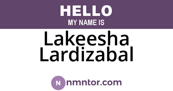 Lakeesha Lardizabal