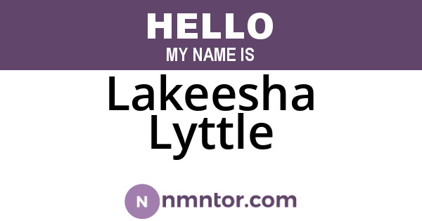 Lakeesha Lyttle