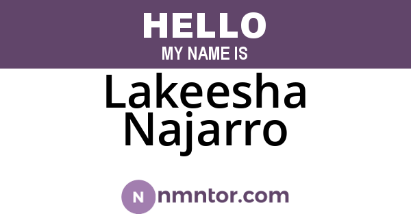 Lakeesha Najarro