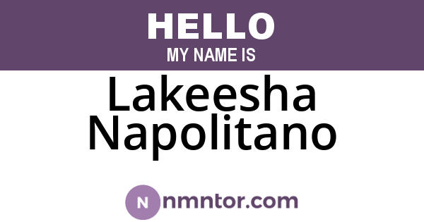 Lakeesha Napolitano