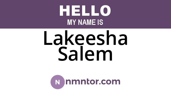 Lakeesha Salem