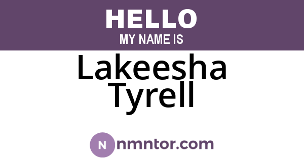 Lakeesha Tyrell