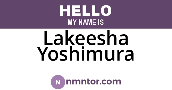 Lakeesha Yoshimura