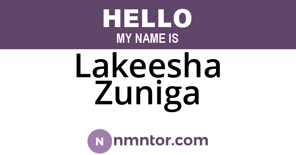 Lakeesha Zuniga