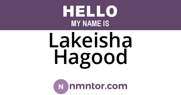Lakeisha Hagood
