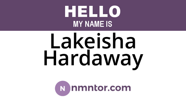 Lakeisha Hardaway