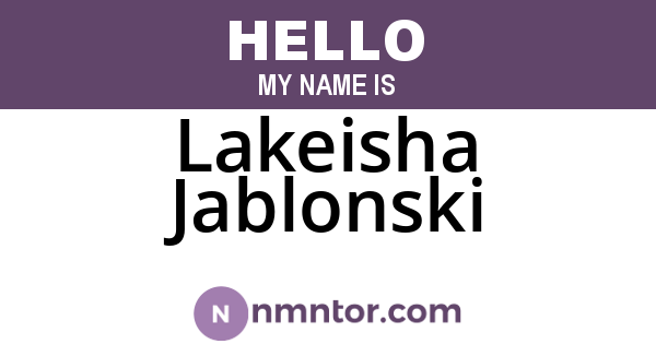 Lakeisha Jablonski