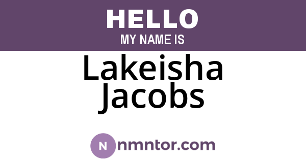 Lakeisha Jacobs