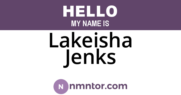 Lakeisha Jenks