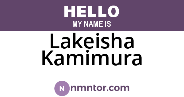 Lakeisha Kamimura