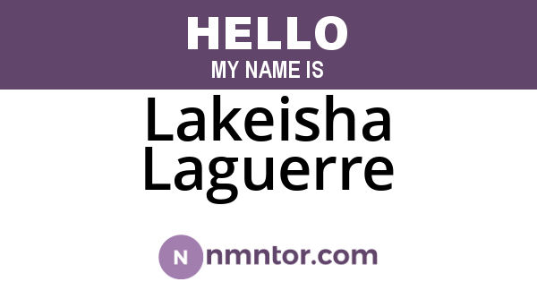 Lakeisha Laguerre