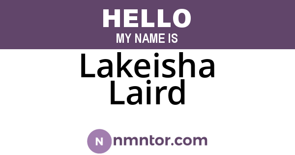 Lakeisha Laird