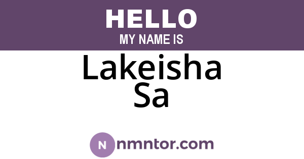 Lakeisha Sa