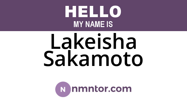 Lakeisha Sakamoto