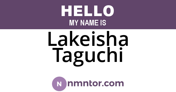 Lakeisha Taguchi