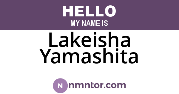 Lakeisha Yamashita