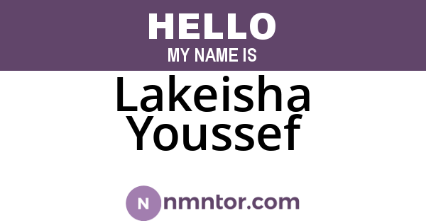 Lakeisha Youssef
