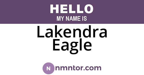 Lakendra Eagle