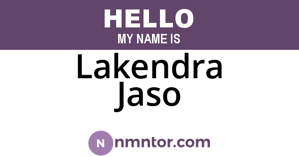 Lakendra Jaso