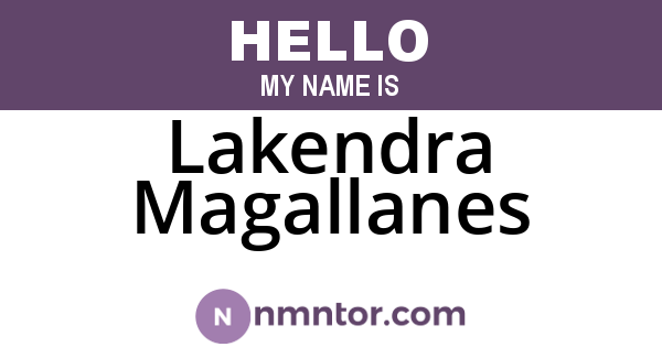 Lakendra Magallanes