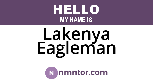 Lakenya Eagleman