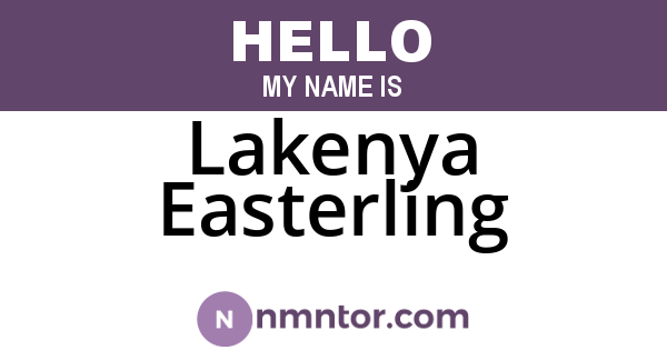 Lakenya Easterling
