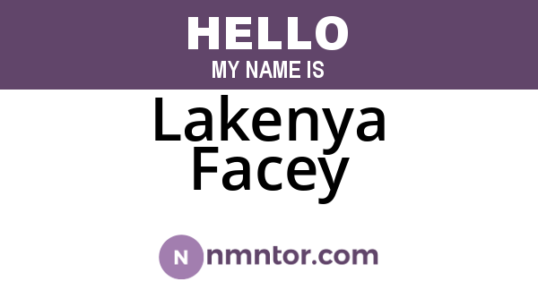 Lakenya Facey