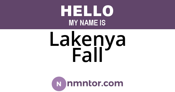 Lakenya Fall
