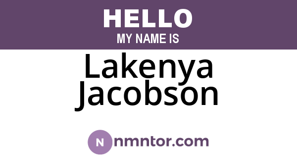 Lakenya Jacobson