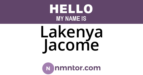 Lakenya Jacome