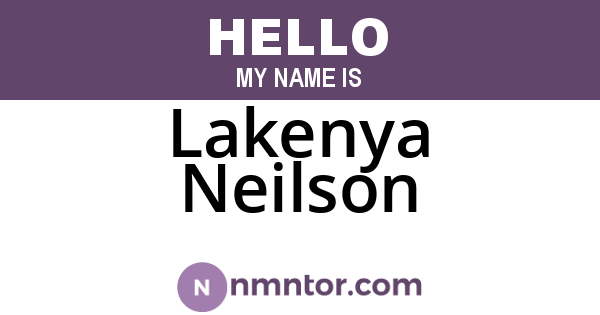 Lakenya Neilson
