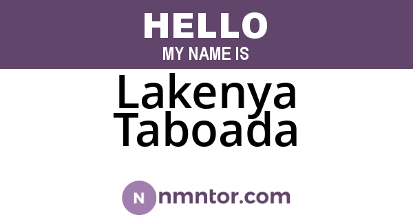 Lakenya Taboada