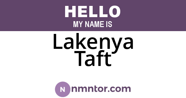 Lakenya Taft