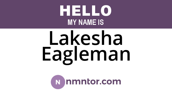 Lakesha Eagleman