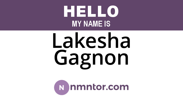 Lakesha Gagnon