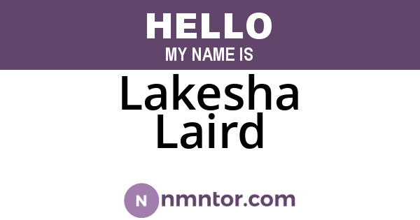 Lakesha Laird