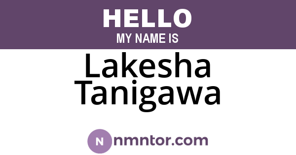 Lakesha Tanigawa