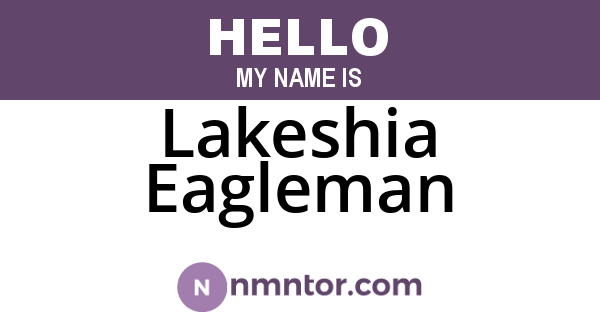 Lakeshia Eagleman