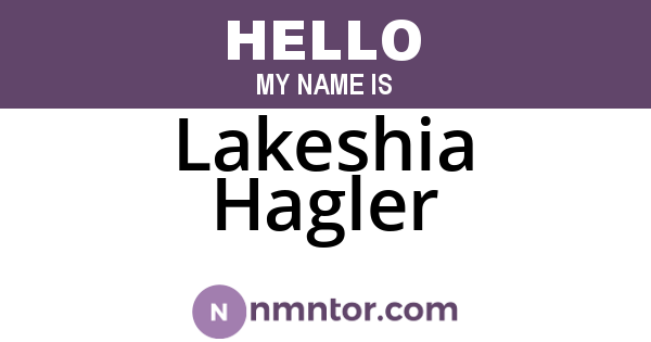 Lakeshia Hagler