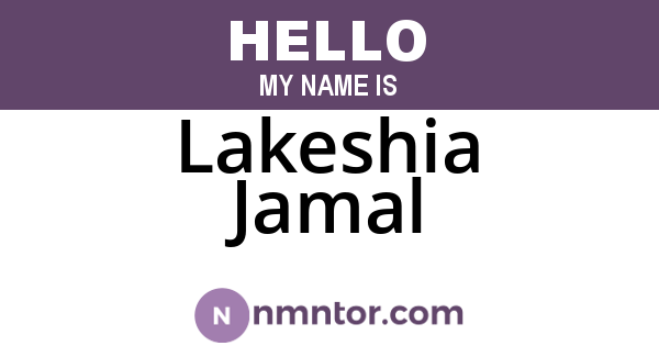 Lakeshia Jamal