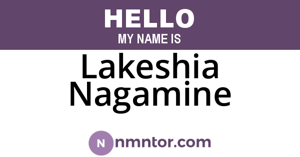 Lakeshia Nagamine