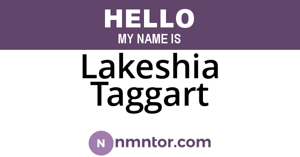Lakeshia Taggart