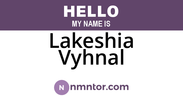 Lakeshia Vyhnal