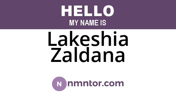 Lakeshia Zaldana